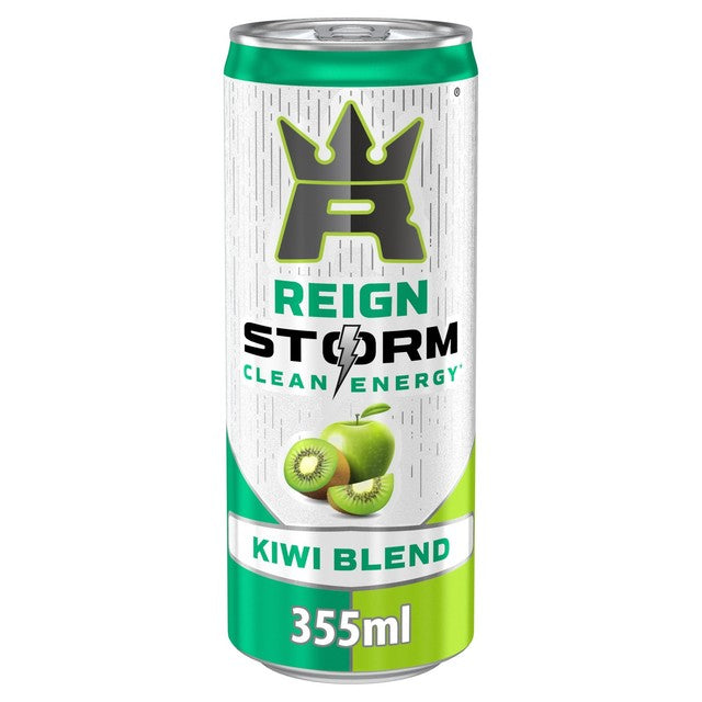 Reign Storm Kiwi Blend energy drink 355ml, imported from the UK