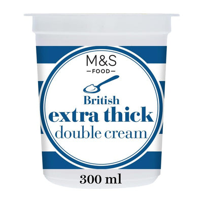 M&S Britische extra dicke Doppelrahm 300ml