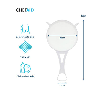Chef Aid Kunststoff Sieb 15cm Küchensieb