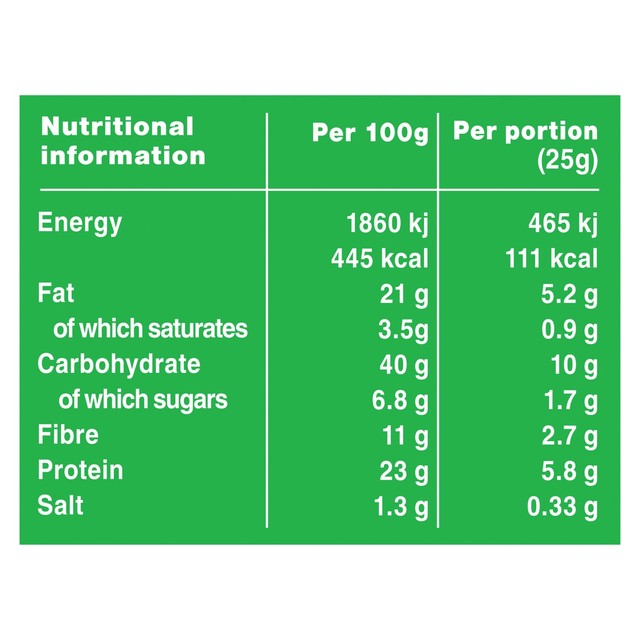Graze sea salt and pepper protein nut and veg snack 100g, UK version