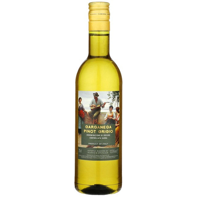 M&S Garganega Pinot Grigio white wine 250ml, imported from the UK