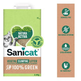 Sanicat Green Clumping Cat Litter 2.5kg (British brand)