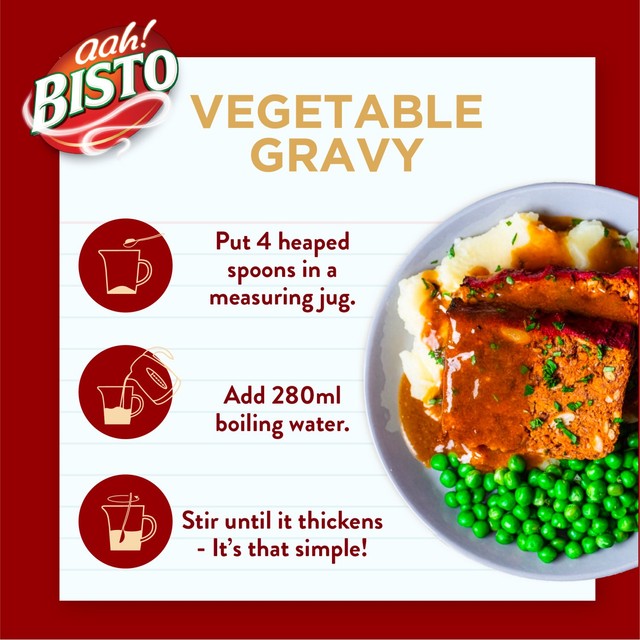 Bisto vegetable gravy granules 190g - British product