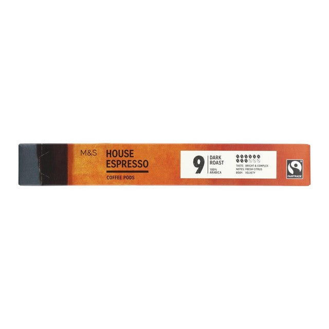 M&S Classic Coffee Pods 10-Pack, imported from the UK