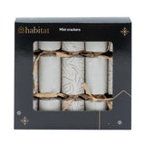 Set of 10 Mini Christmas Crackers with Star Design