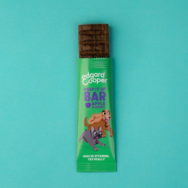 Edgard & Cooper dog treat bar apple and blueberry 30g - British product