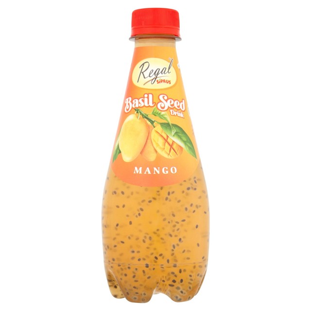 Regal Mango Basil Seed juice drink 320ml, imported from the UK