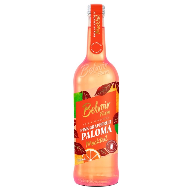Belvoir pink grapefruit paloma mocktail 750ml - British product