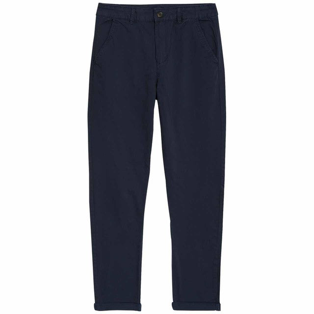M&S boys cotton rich chinos navy 11-12 years, imported from the UK