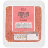 M&S British corned beef slices 80g, imported from the UK
