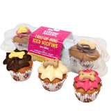 The Barking Bakery Mini Iced Woofins dog treats (British brand)