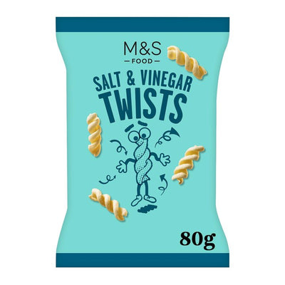 M&S M&S Salt & Vinegar Twists Potato Snack 80g- Buy online at McGrocer