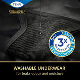 TENA Lady Silhouette washable incontinence underwear Black Size S (British brand)