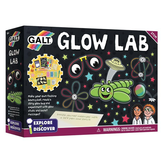 Galt Glow Lab science kit 22 x 31 x 7cm, UK version