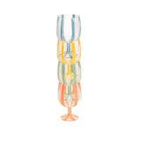 Summerhouse Portofino stripe wine glasses stackable tumblers, imported from the UK