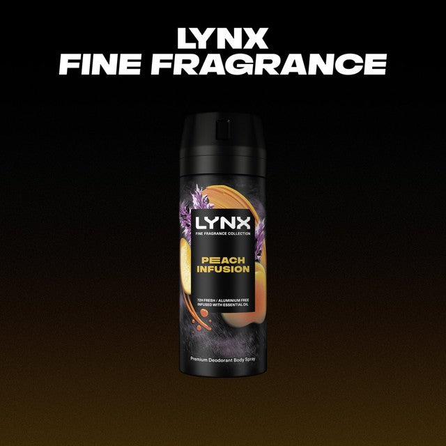 Lynx Peach Infusion body spray 150ml, UK version
