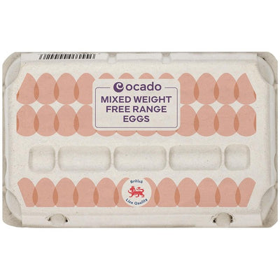 Œufs plein air poids mélangés Ocado 15 paquets