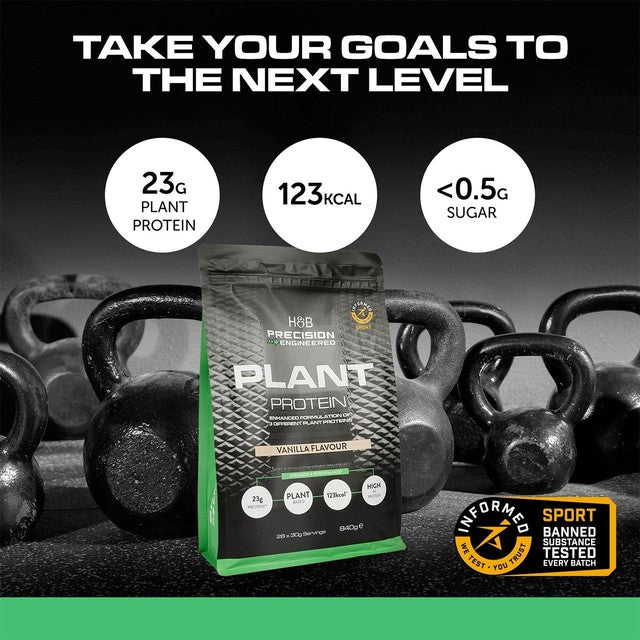 Precision Engineered vanilla plant protein powder 840g, UK version