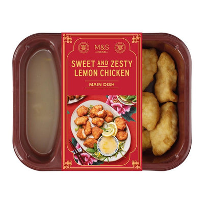 M&S Sprø Sitronkylling Panert kyllingbryst med sitronsaus 340g