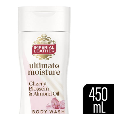 M&S Imperial Leather Ultimate Moisture Cherry Blossom & Mandellolje Kroppsvask 450ml- Kjøp online hos McGrocer