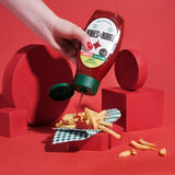 Rubies in the Rubble tomato ketchup squeezy 485g, imported from the UK