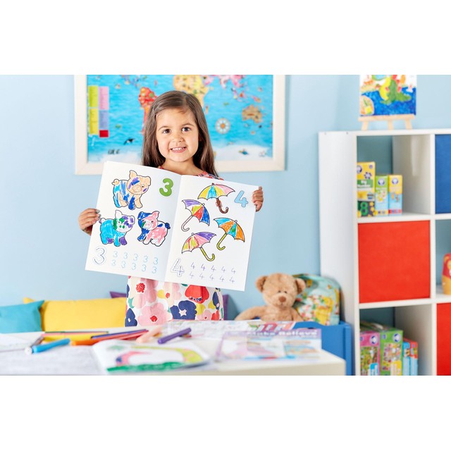 Orchard Toys 1-20 Sticker Colouring Book 297x210 mm, imported from the UK