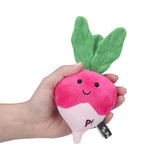 Petface radish plush dog toy - British product