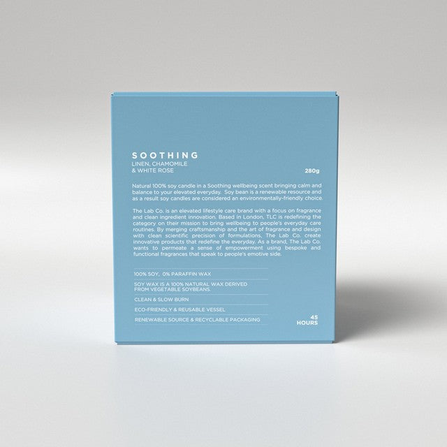 The Lab Co. Soothing Wellbeing Ceramic Candle (British brand)