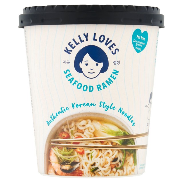 Kelly Loves Korean Seafood Ramen Pot Noodle 168g, UK version