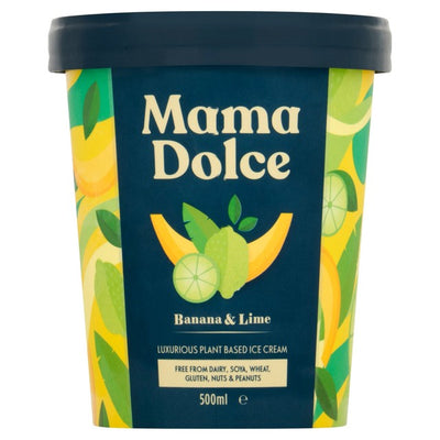 M&S Mama Dolce Banana & Lime Plant Based Ice Cream 500g- Buy online at McGrocer