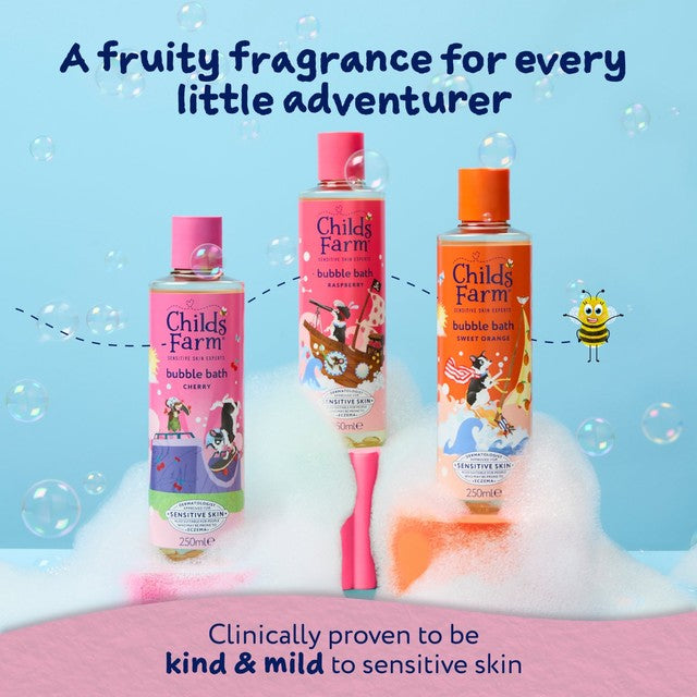 Childs Farm cherry bubble bath 250ml - British product