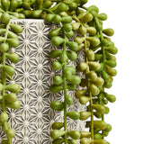 M&S artificial string of pearls plant in ceramic pot, imported from the UK