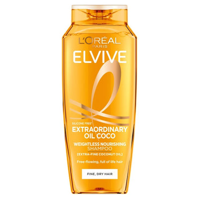 M&S L'Oreal Elvive Extraordinary Coconut Oil Shampoo 250ml- Buy online at McGrocer