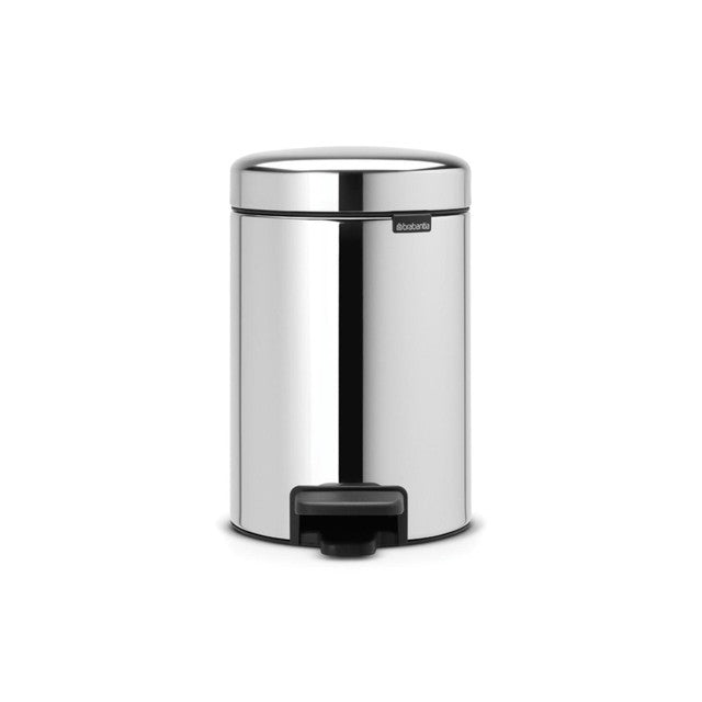 Brabantia Pedal Bin Brilliant Steel 3L - British product