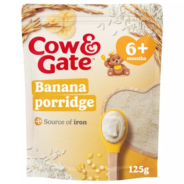 Cow & Gate banana porridge infant cereal 125g - British product