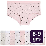 M&S heart print children's shorts multi 8-9Y, imported from the UK