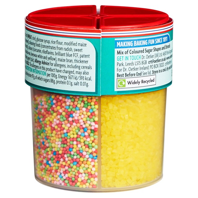 Dr Oetker Bright & Bold Sprinkles Mix 109g - British product