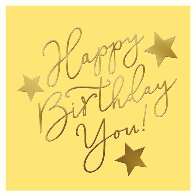 Pigment Alice Scott Happy Birthday You! card - British product