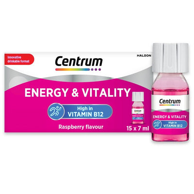 M&S Centrum Energy & Vitality B12 Shot Health Shot Vitamin Supplement- Buy online at McGrocer