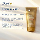 Dove fair-medium gradual self-tan cream 75ml - British product