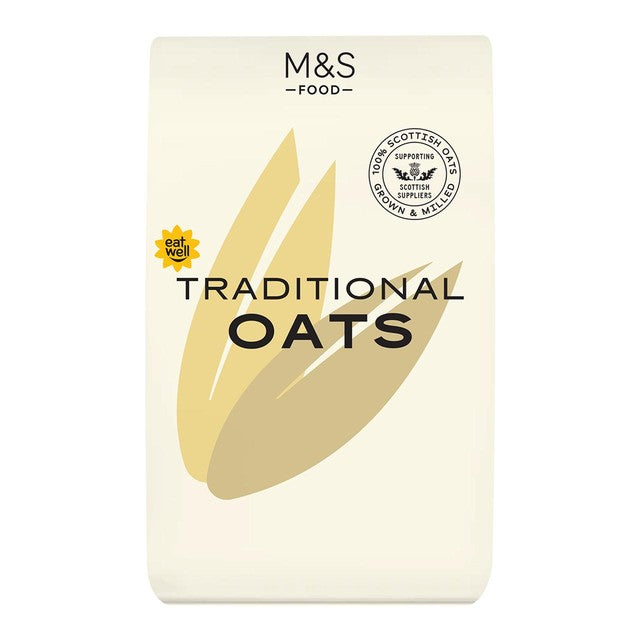 M&S Traditional Scottish porridge oats 1kg, imported from the UK