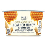 M&S heather honey and ginger yogurt 150g, imported from the UK