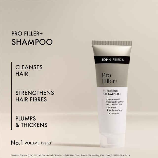John Frieda PROfiller+ thickening shampoo for fine hair - British product