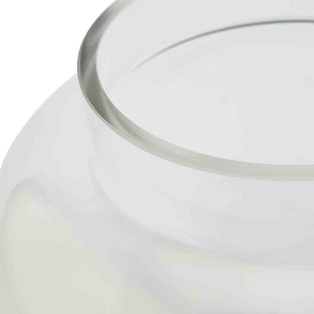 M&S clear glass urn vase medium, imported from the UK