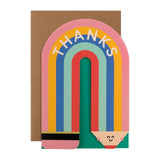 M&S Rainbow Pencil teacher greeting card 13.7x20.1cm, UK version