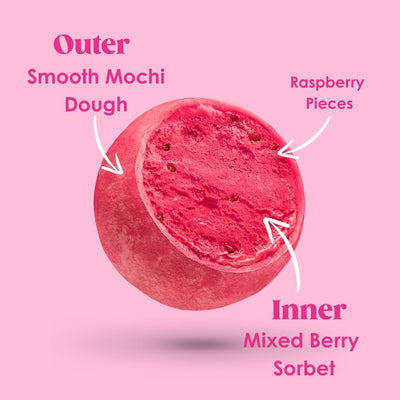 Little Moons Very Berry Mochi Sorbet Dessert Bites 6x32g