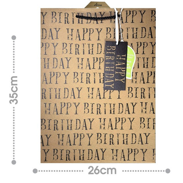 Deva large craft birthday bag with balloon design (British brand)