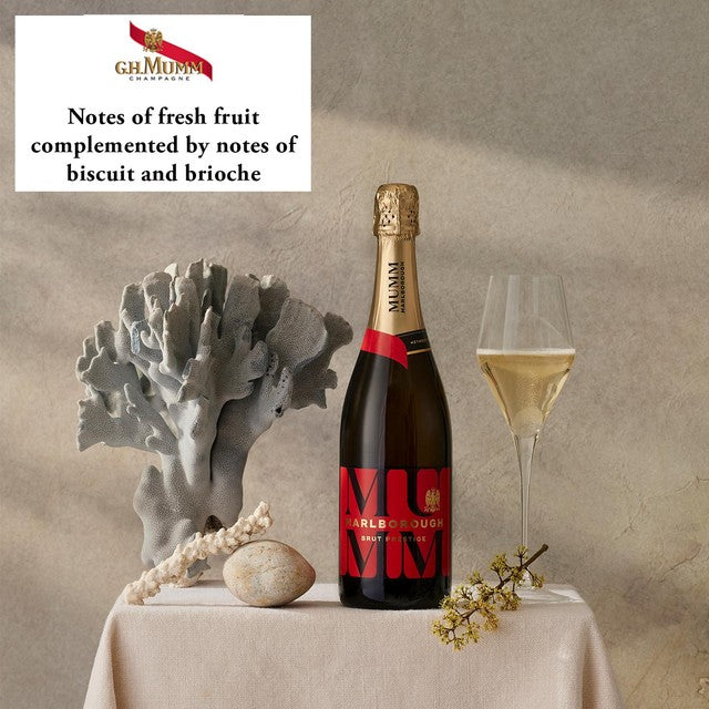 Mumm Brut Prestige sparkling wine (British brand)
