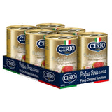 Cirio Polpa Finissima finely chopped Italian tomatoes 6 x 400g - British product