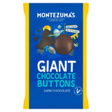 Montezuma's Giant Dark Chocolate Buttons 120g, imported from the UK